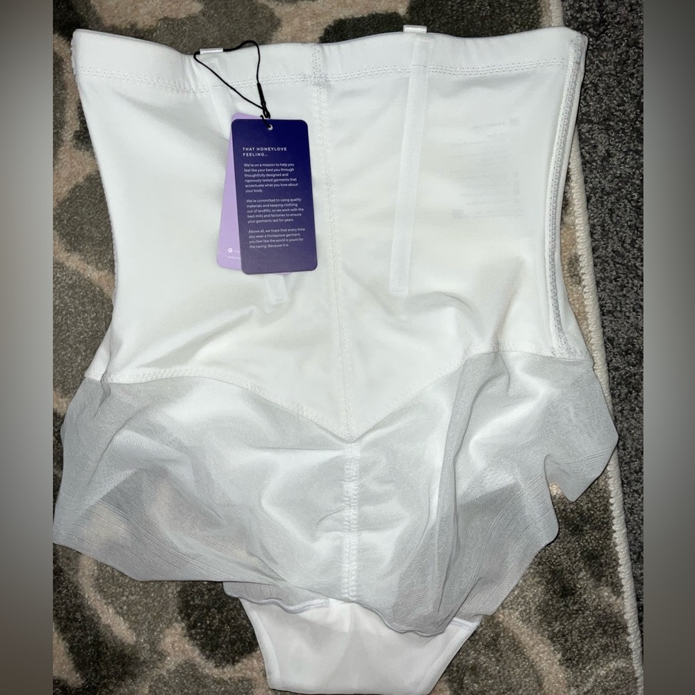NWT Honeylove SuperPower Brief Shapewear Astral White M Plus Bridal Wedding - Picture 5 of 6